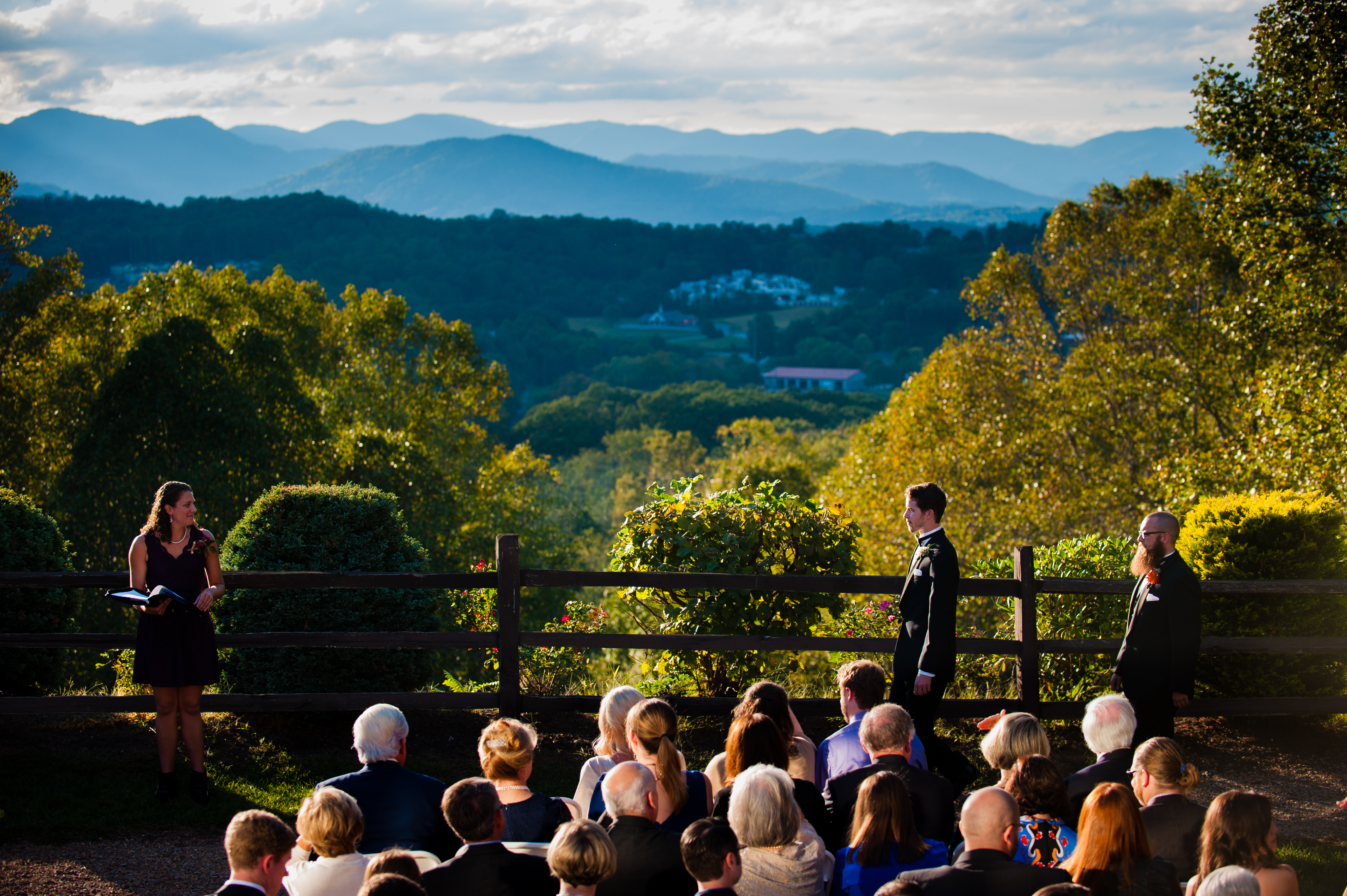 crest center wedding in asheville