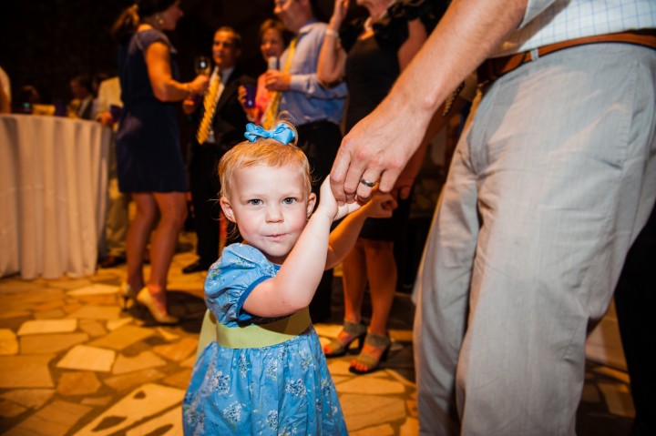 guests having fun at Anderson Auditorium reception at Montreat College