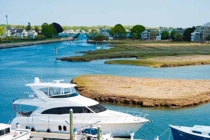 Gloucester MA marina is always packed with boats