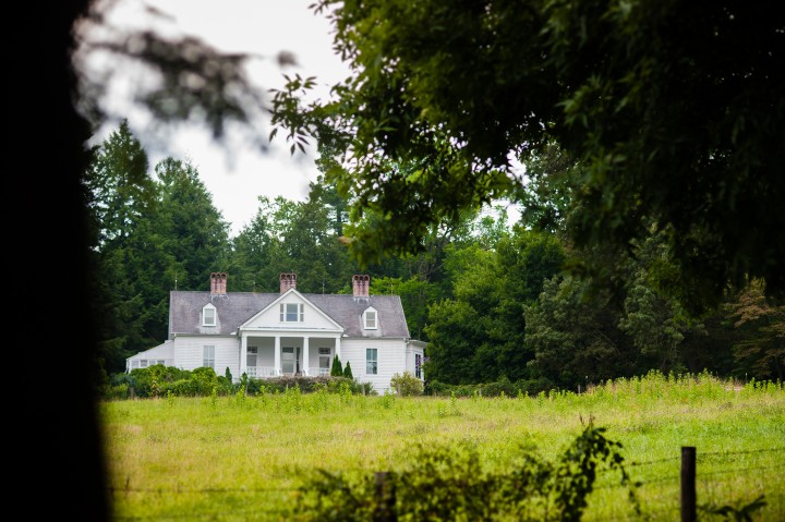 Photography of the beautiful Carl Sandburg home which is a beautiful location for family portrait session