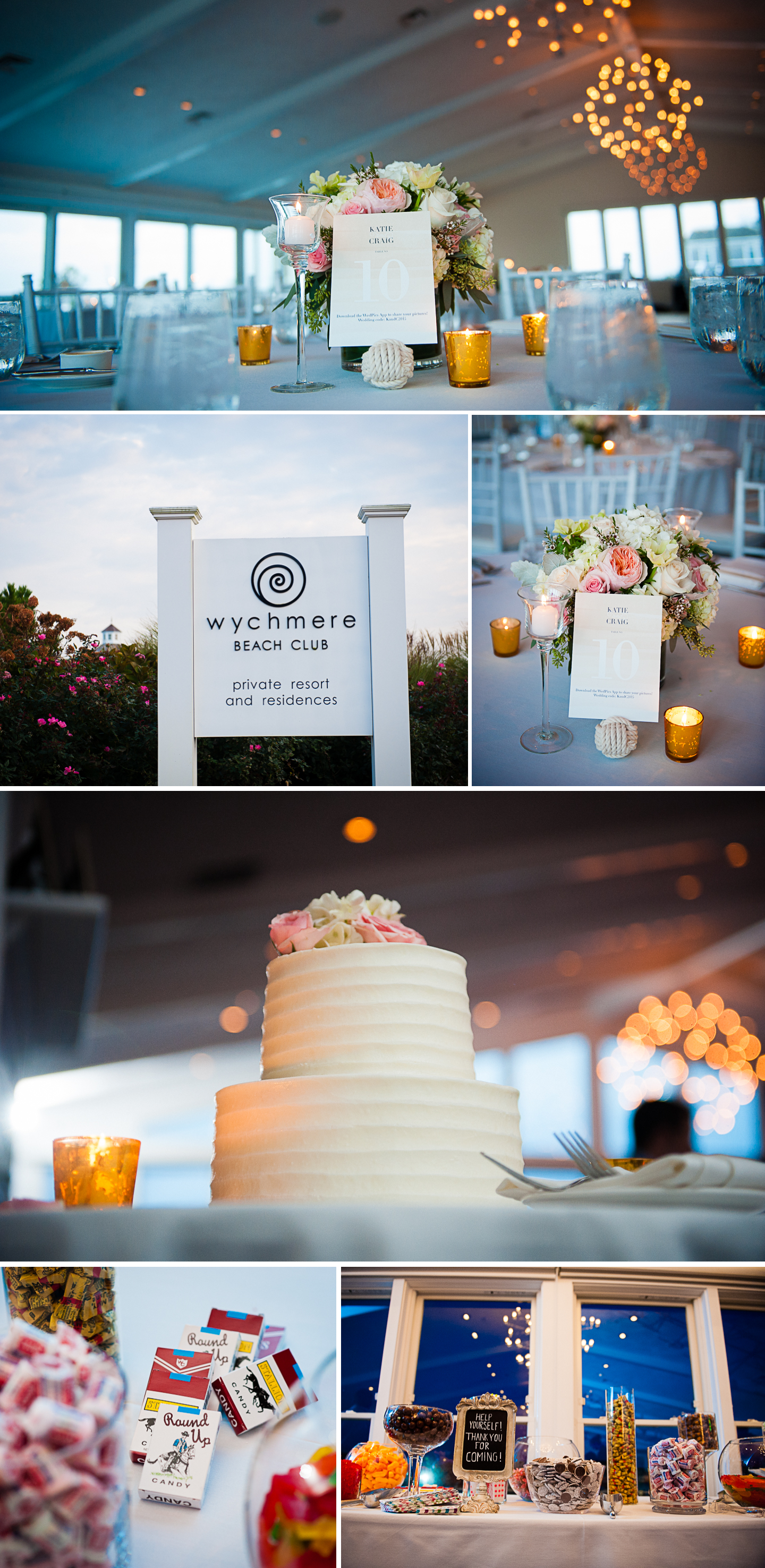 beautiful oceanside ball room with pink orange and white flowers 