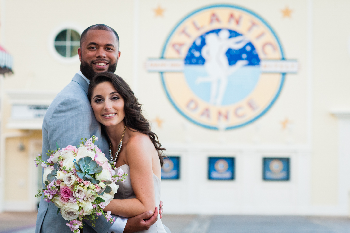 stunning couple portraits atlantic dance hall wedding 