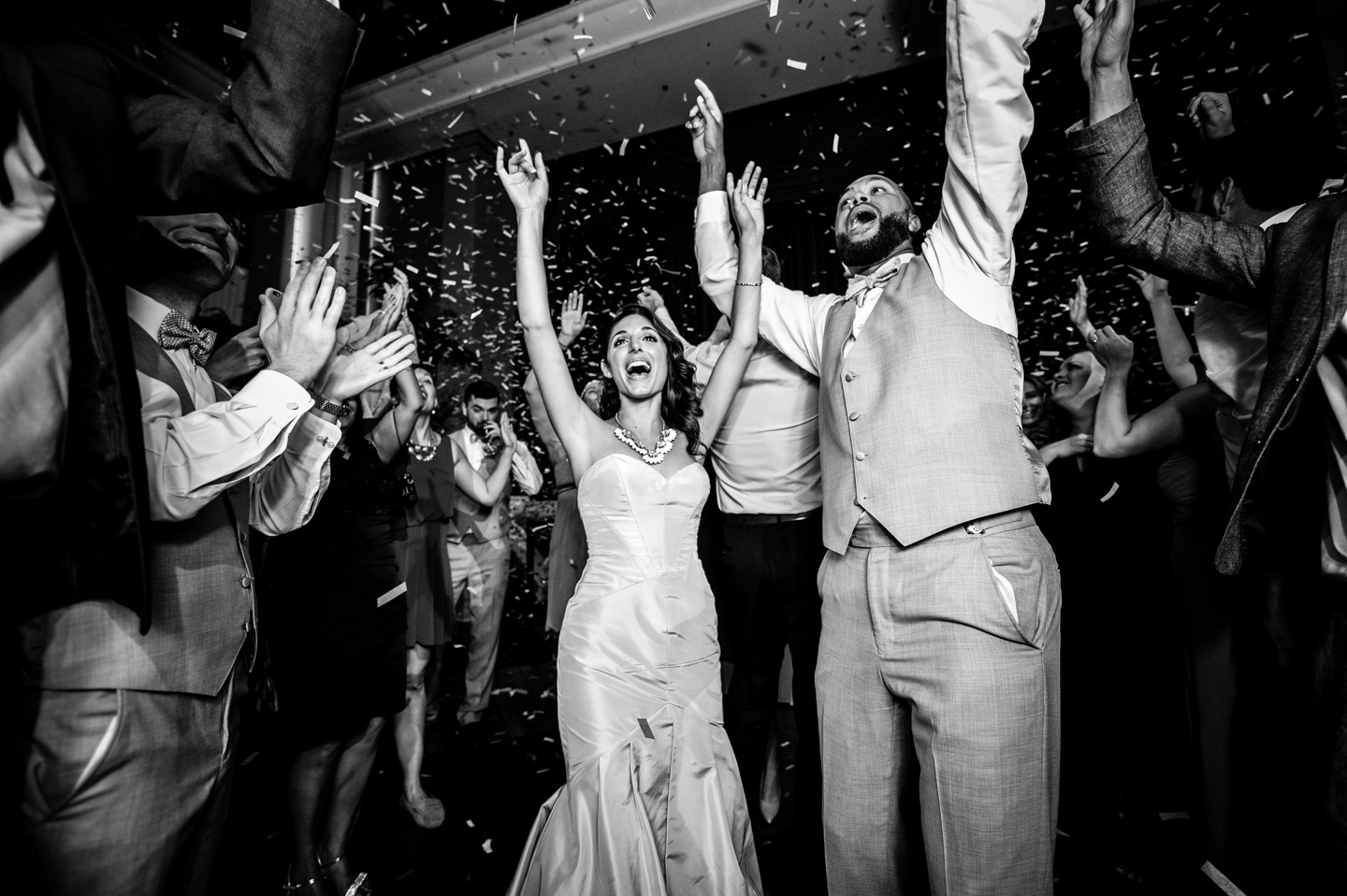 confetti cannons atlantic dance hall disney wedding reception 