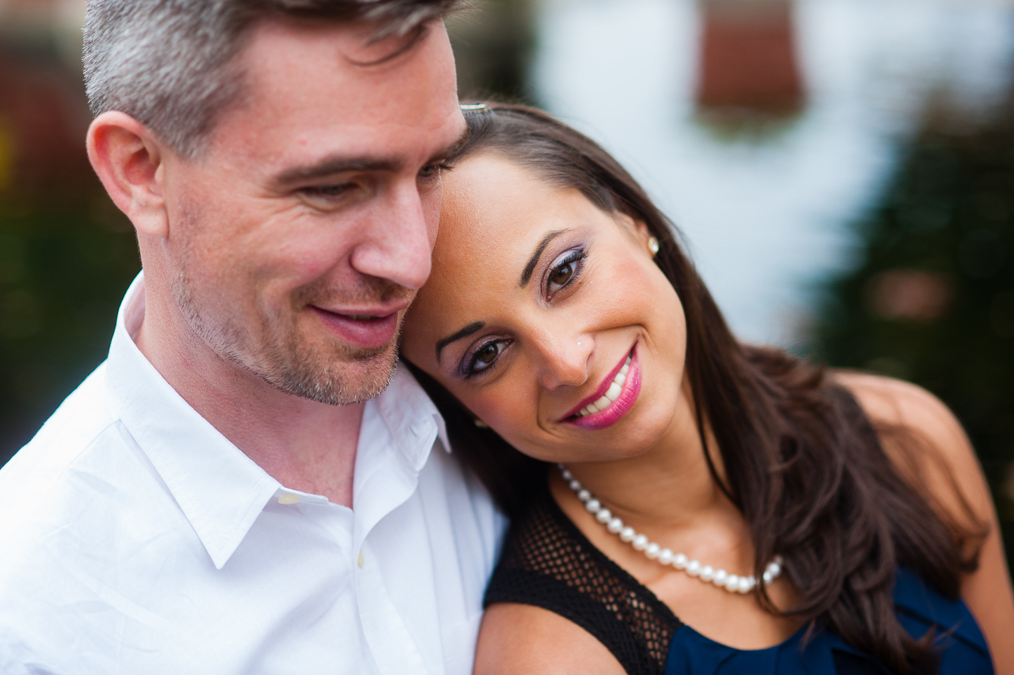 young engaged couple fall engagement session in asheville 