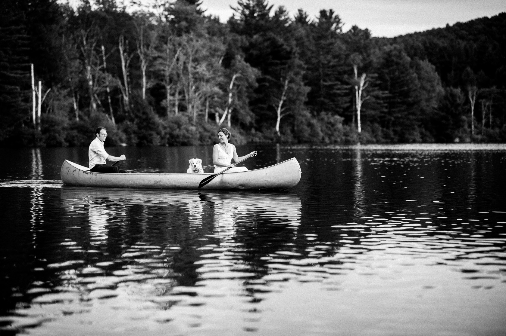 outdoor canoeing adventure summer camp wedding 