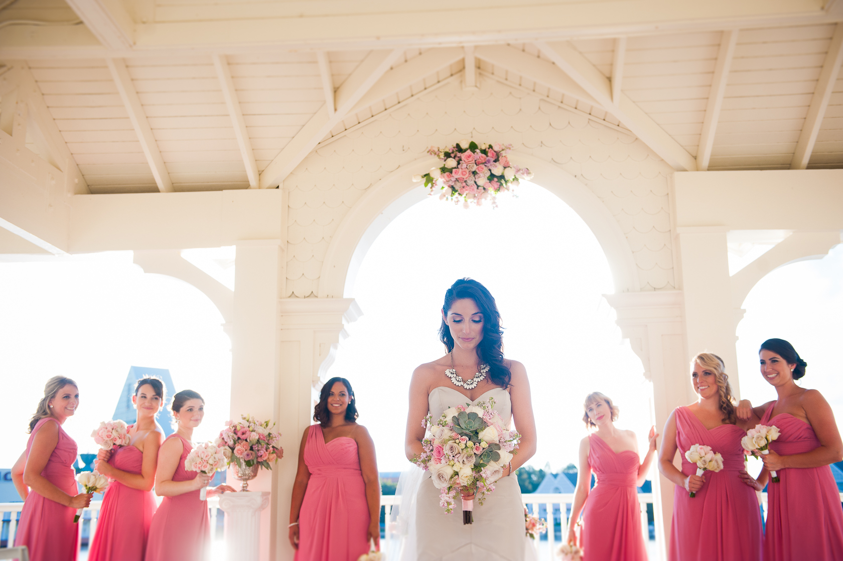 Seabreeze Point bridal portrait during disney wedding 