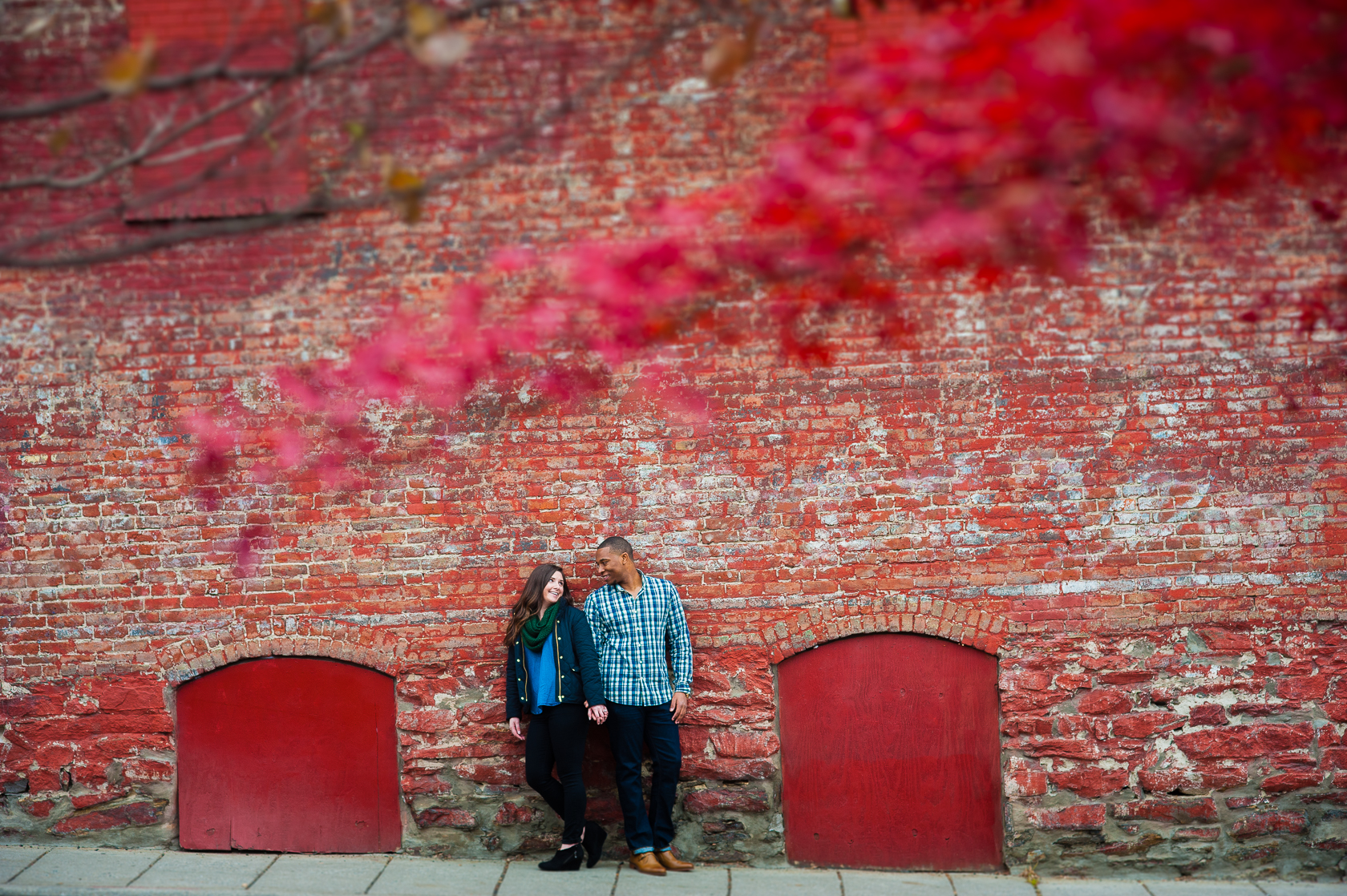 asheville engagement session  photo of adorable couple 