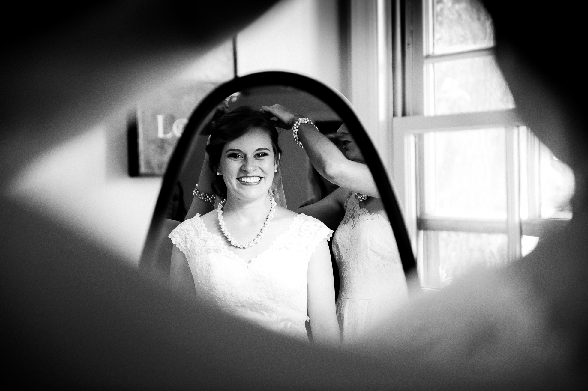 beautiful bride portrait at Magnolia Plantation