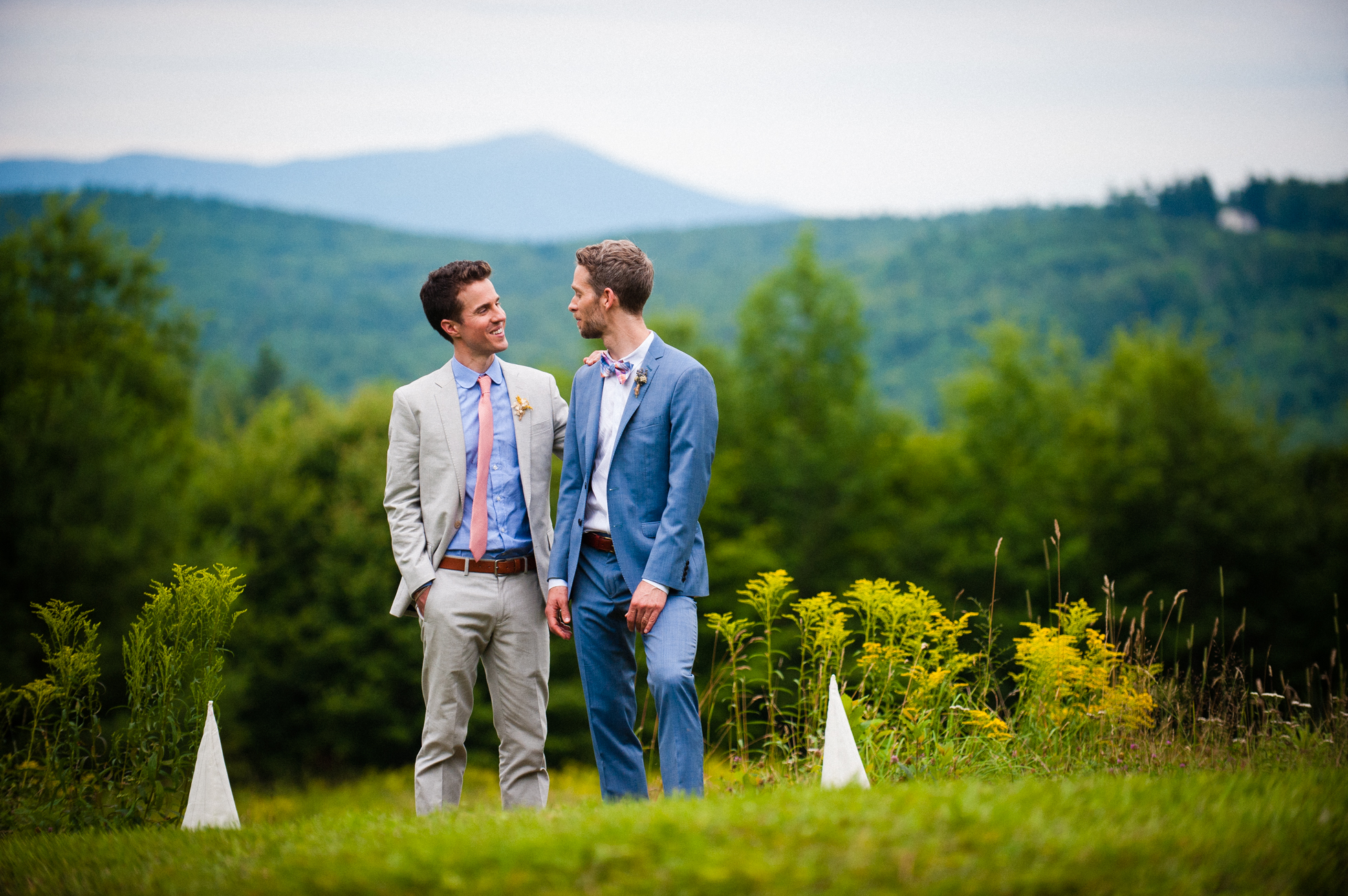 gorgeous mountain wedding portraits in the blue ridge mountains