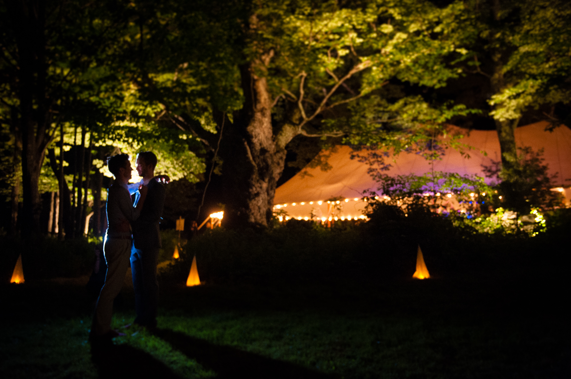 end of the night asheville wedding portrait 