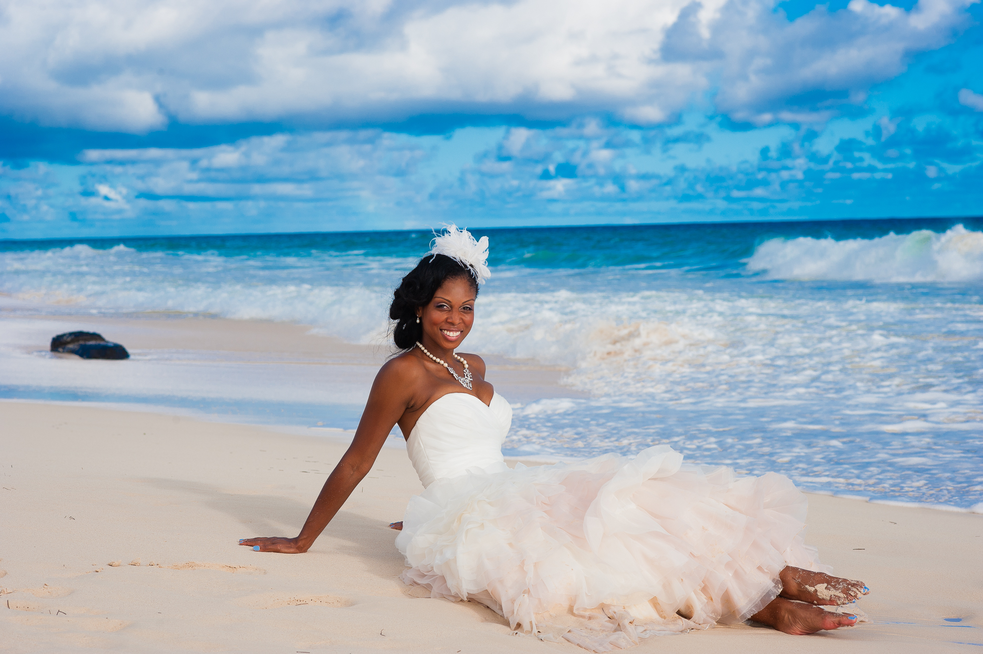 hard rock punta cana wedding bridal portrait