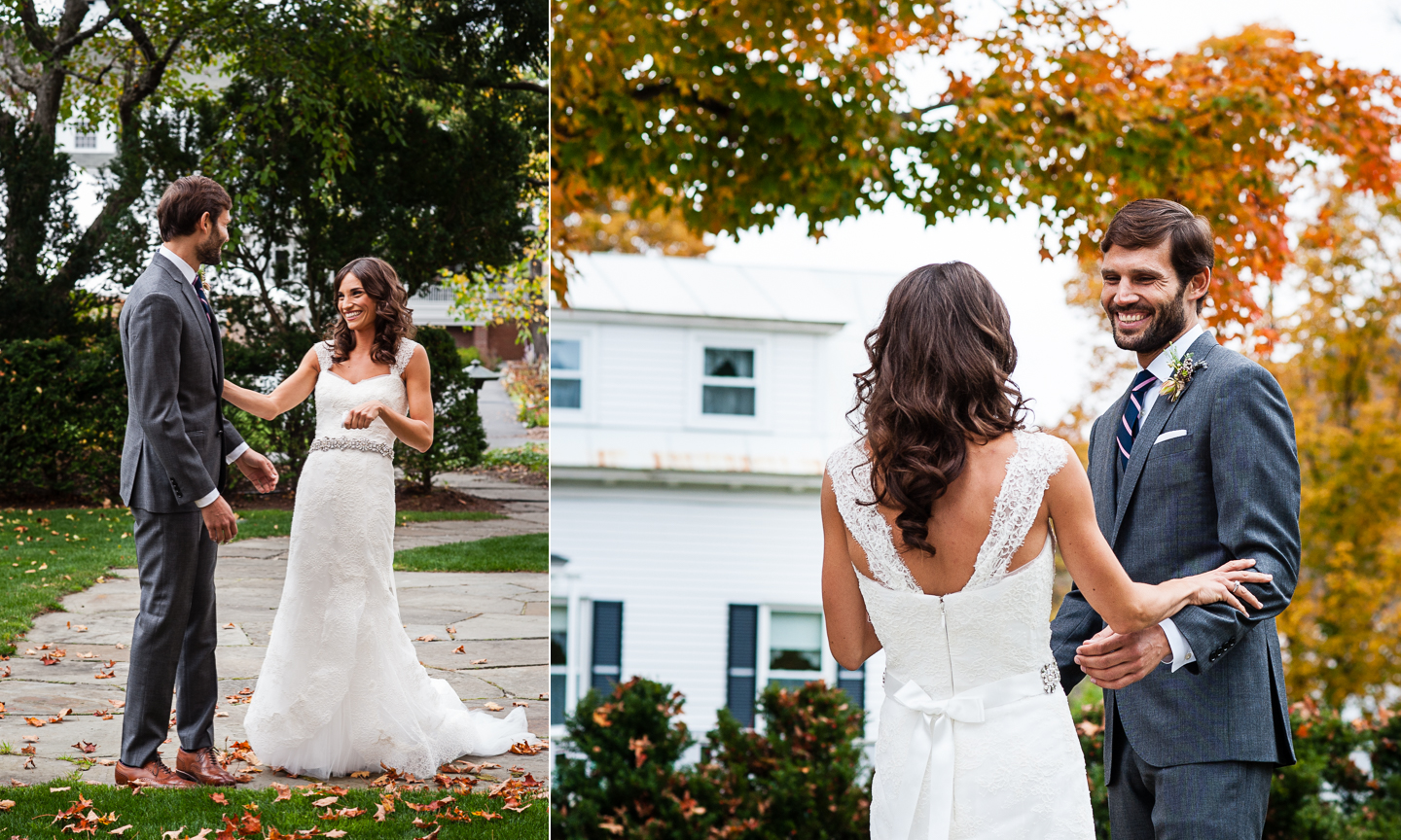 woodstock inn wedding first look