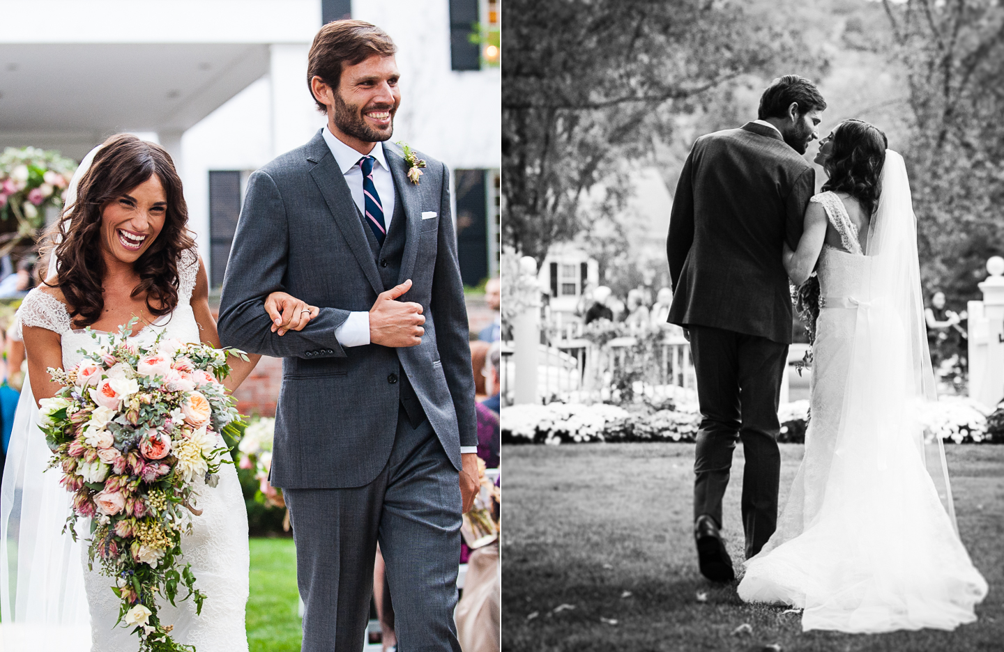 gorgeous woodstock inn front lawn wedding