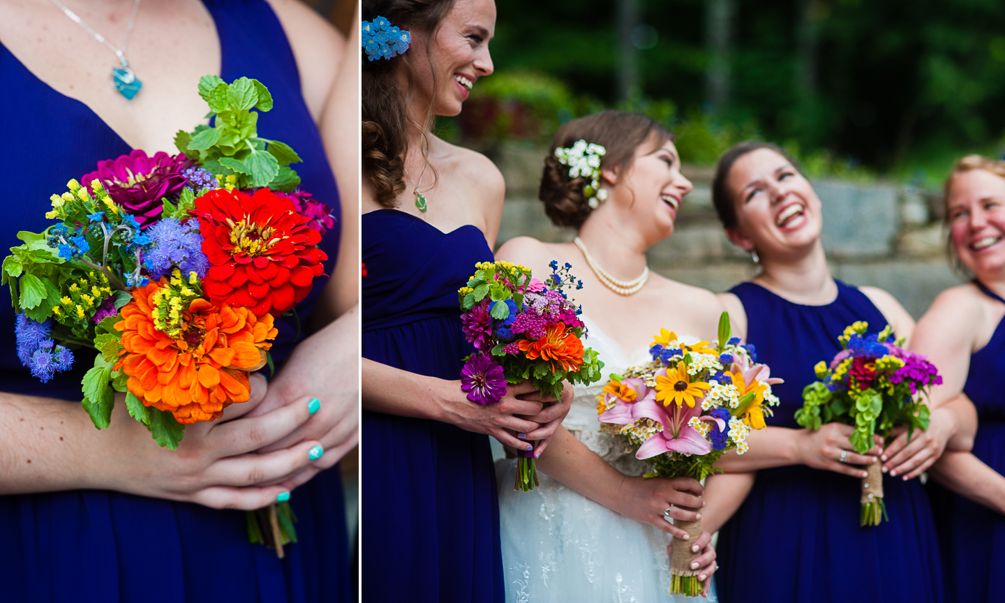 beautiful wildflowers from asheville wedding 