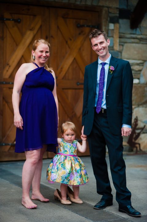 adorable asheville wedding family portait