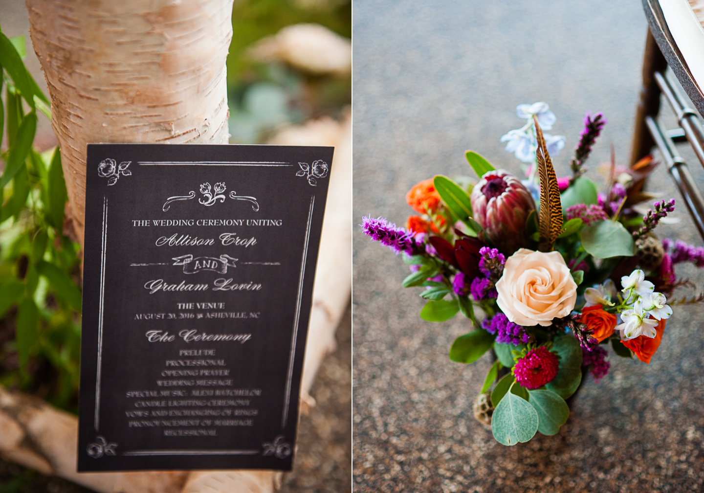 gorgeous asheville wedding details