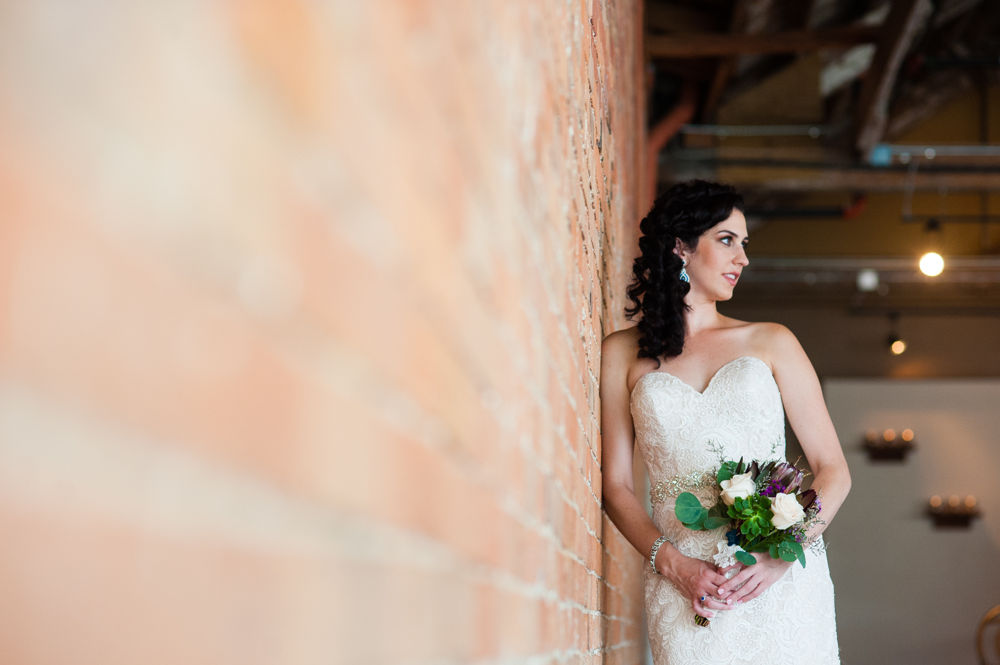 gorgeous asheville bridal portrait at The Venue