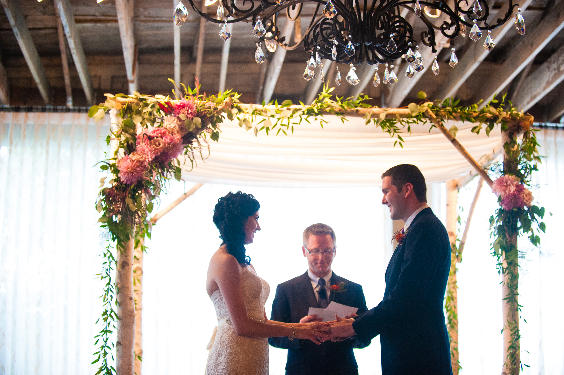 beautiful asheville wedding ceremony