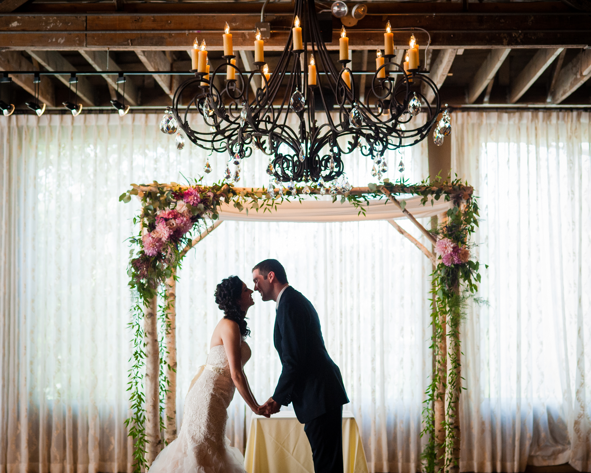 the venue asheville wedding portrait