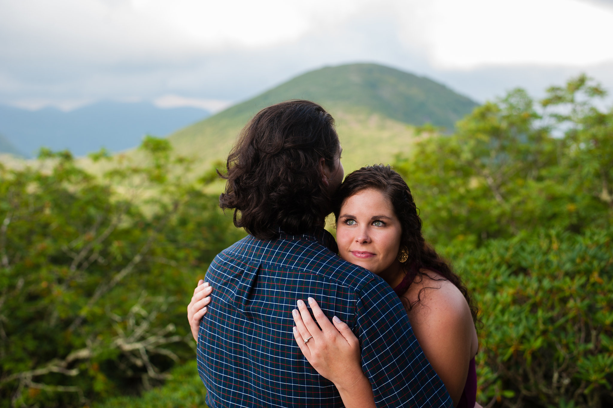 blue ridge parkway engagement photography