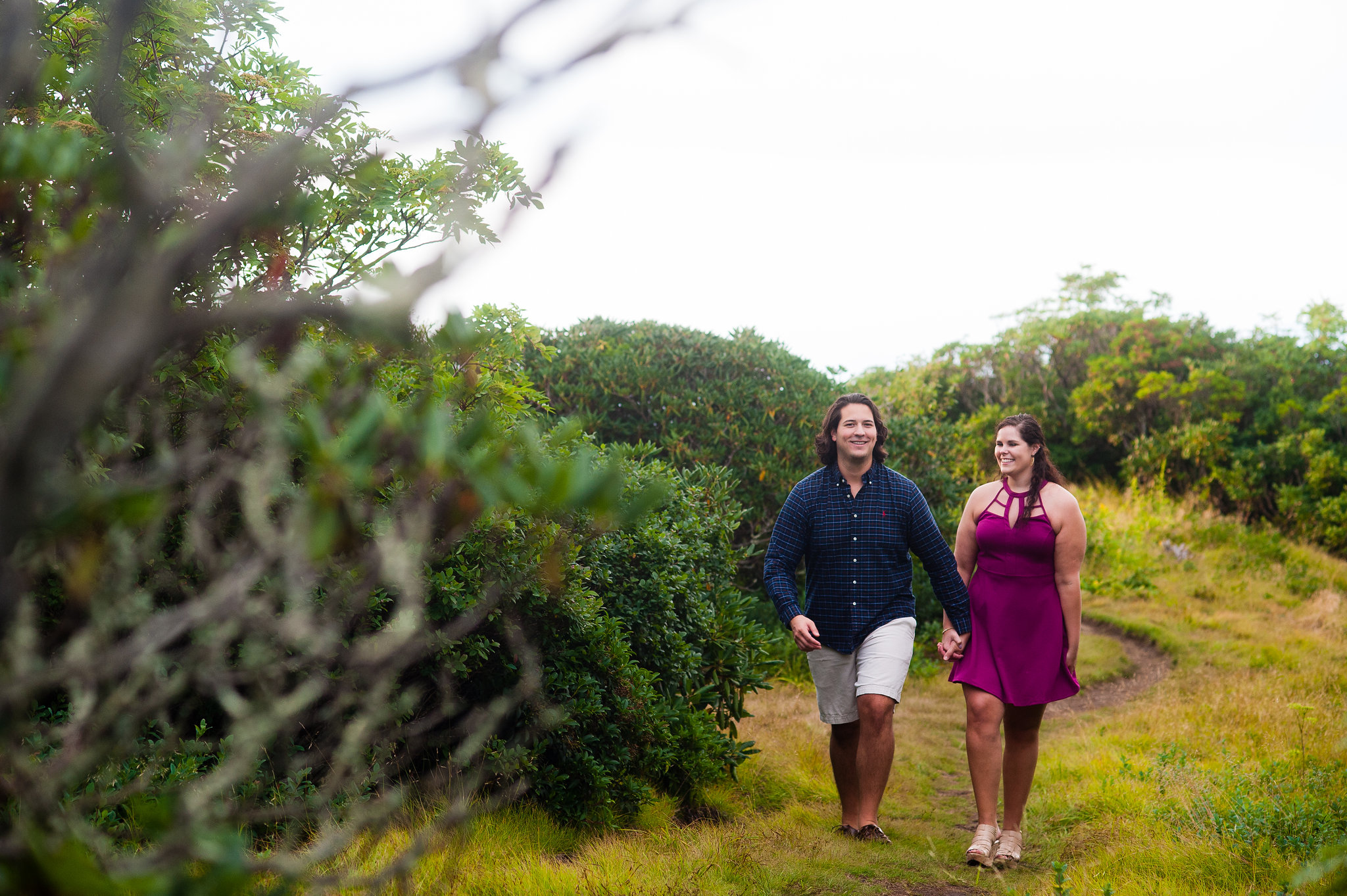 craggy garden engagement photography on blue ridge parkway