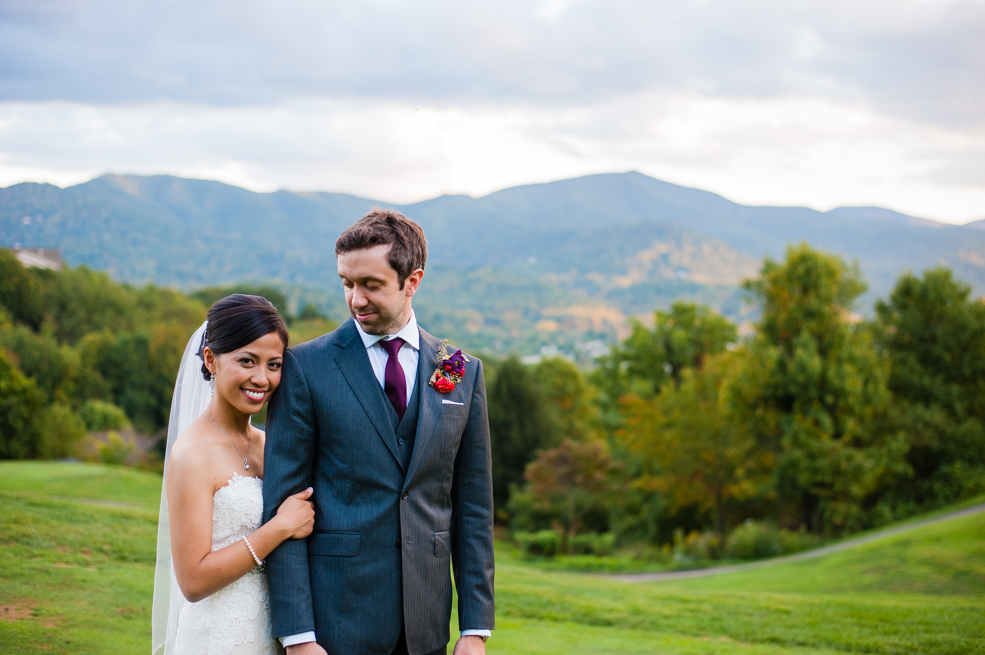 asheville wedding couples portraits 