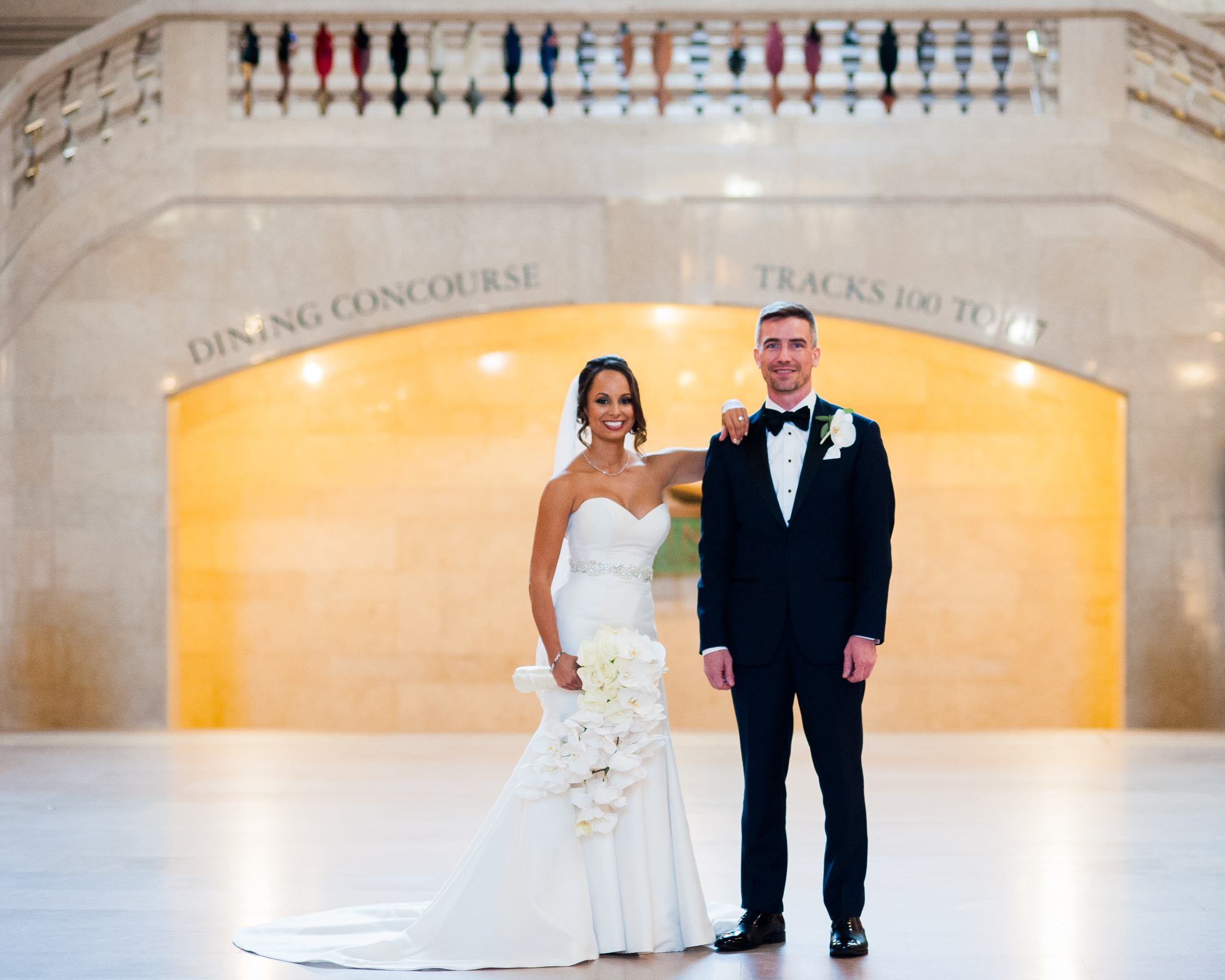 Grand Central Station wedding portraits