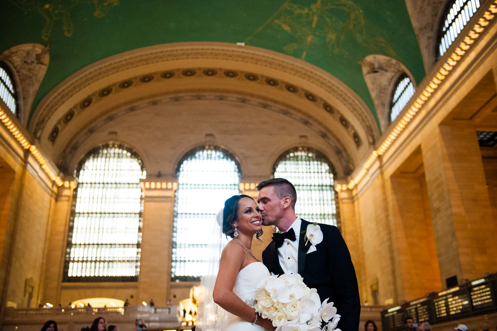 Grand Central Station wedding portraits