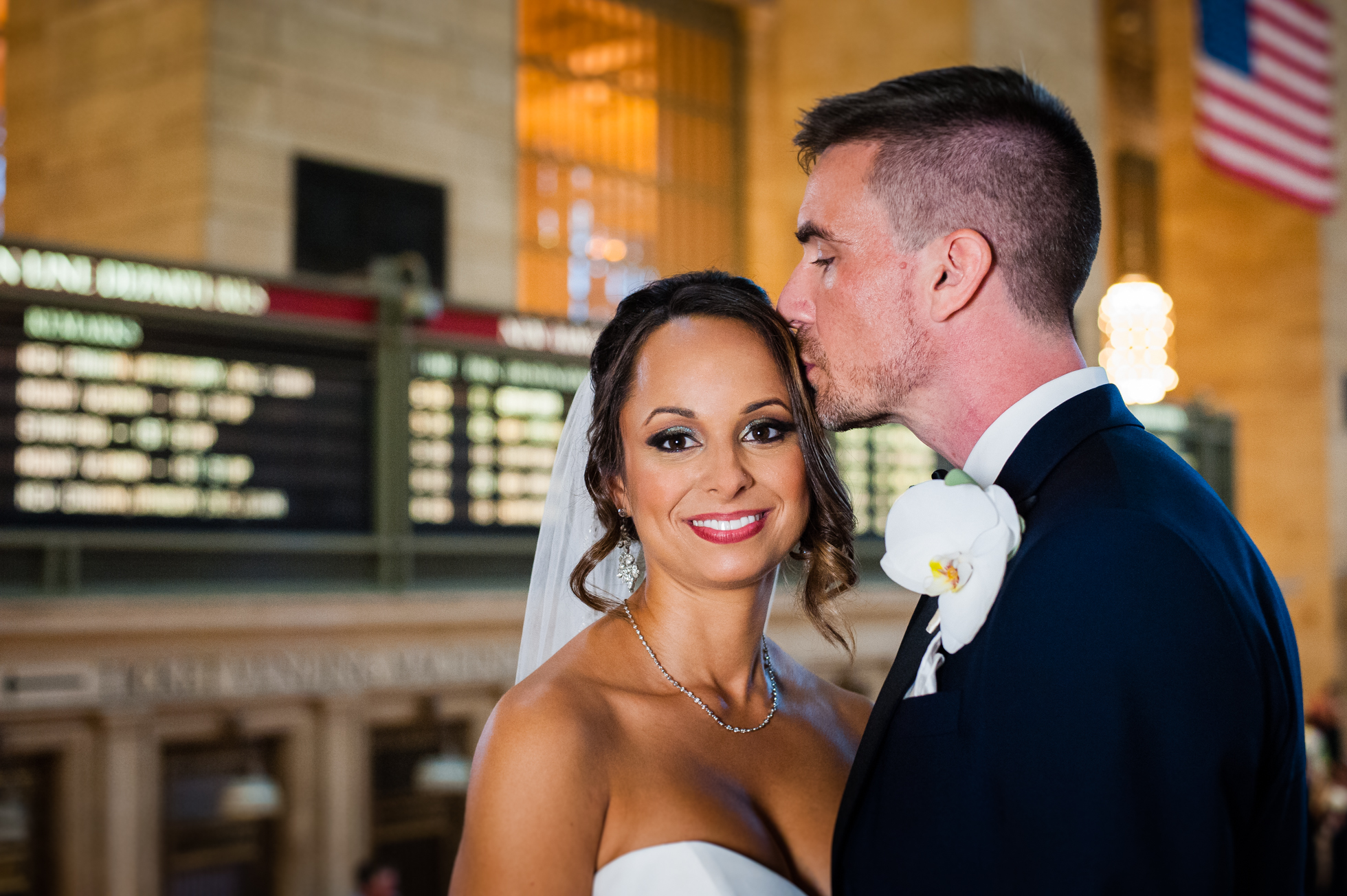 Grand Central Station wedding portraits