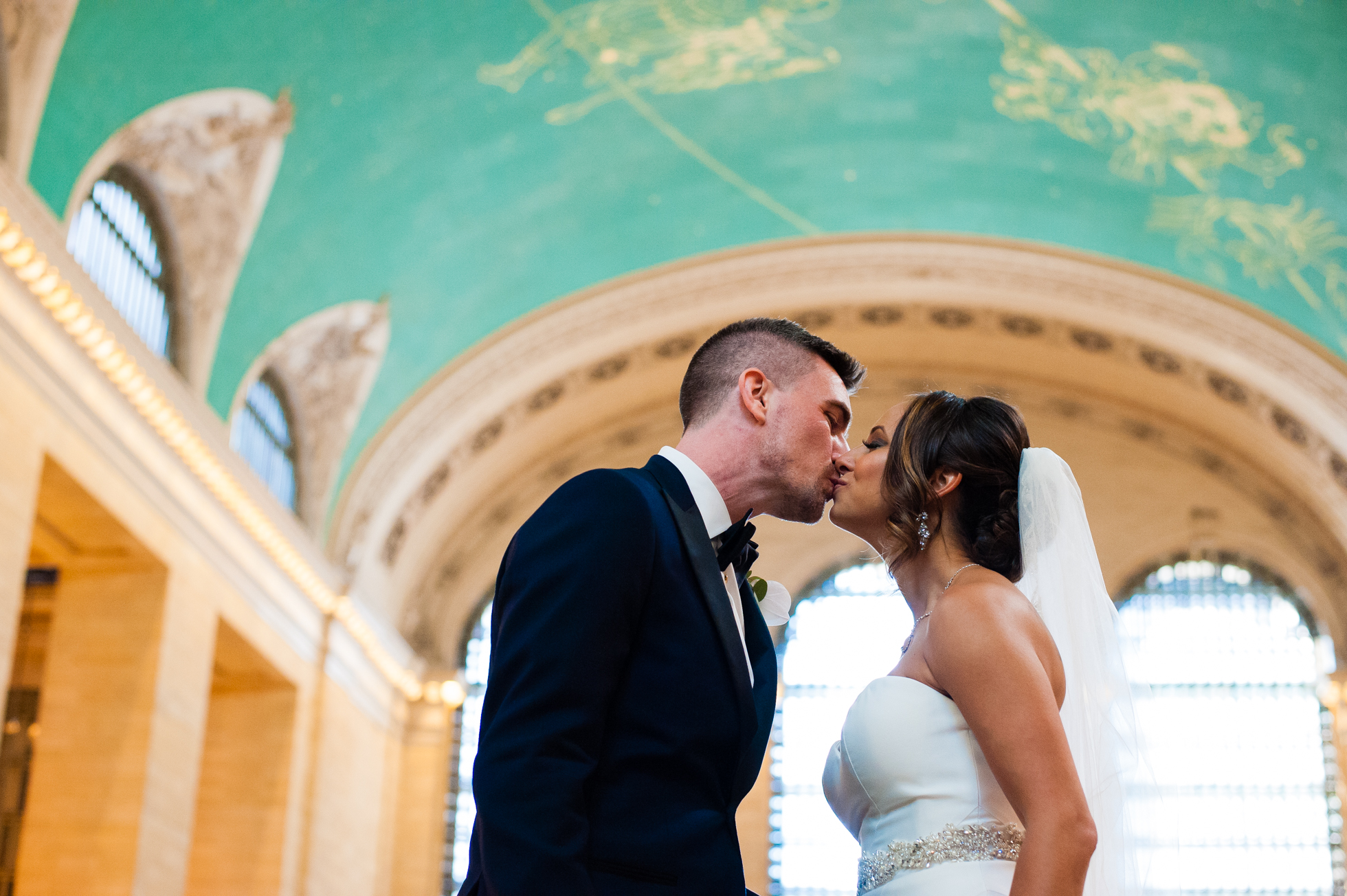 Grand Central Station wedding portraits