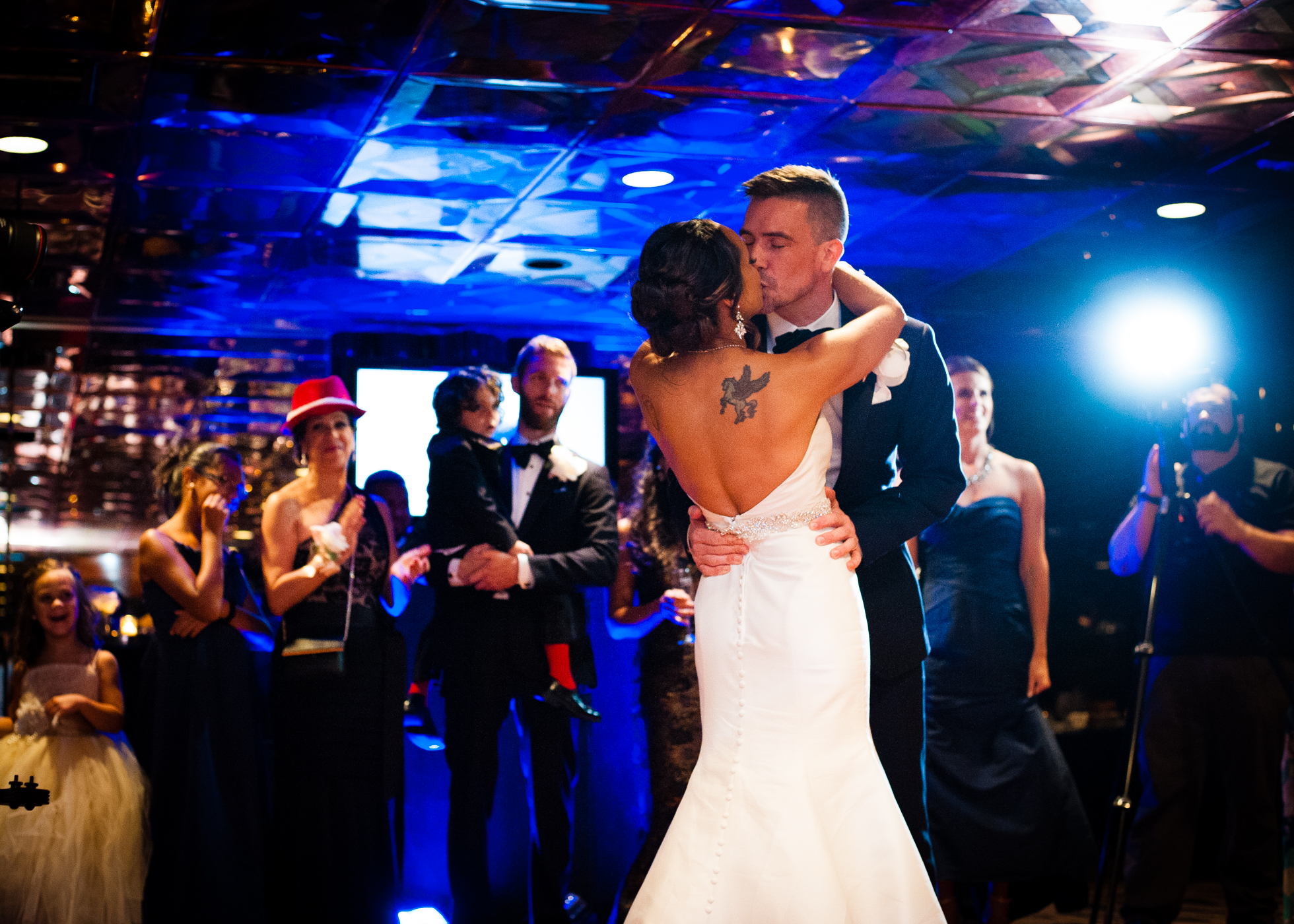 A Luxury Yacht Wedding reception in NYC on the Atlantica