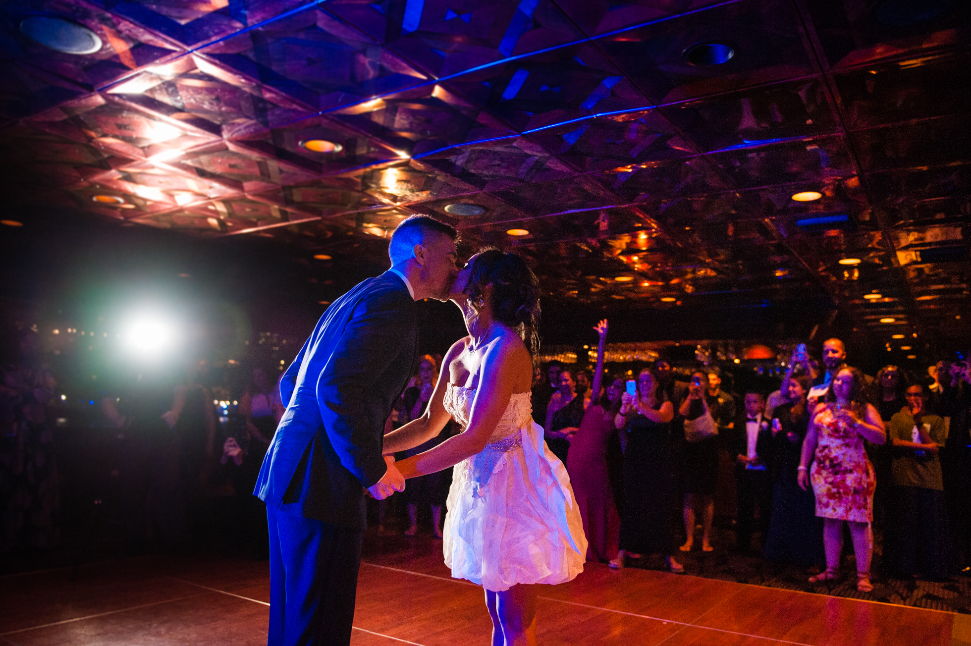 A Luxury Yacht Wedding reception in NYC on the Atlantica