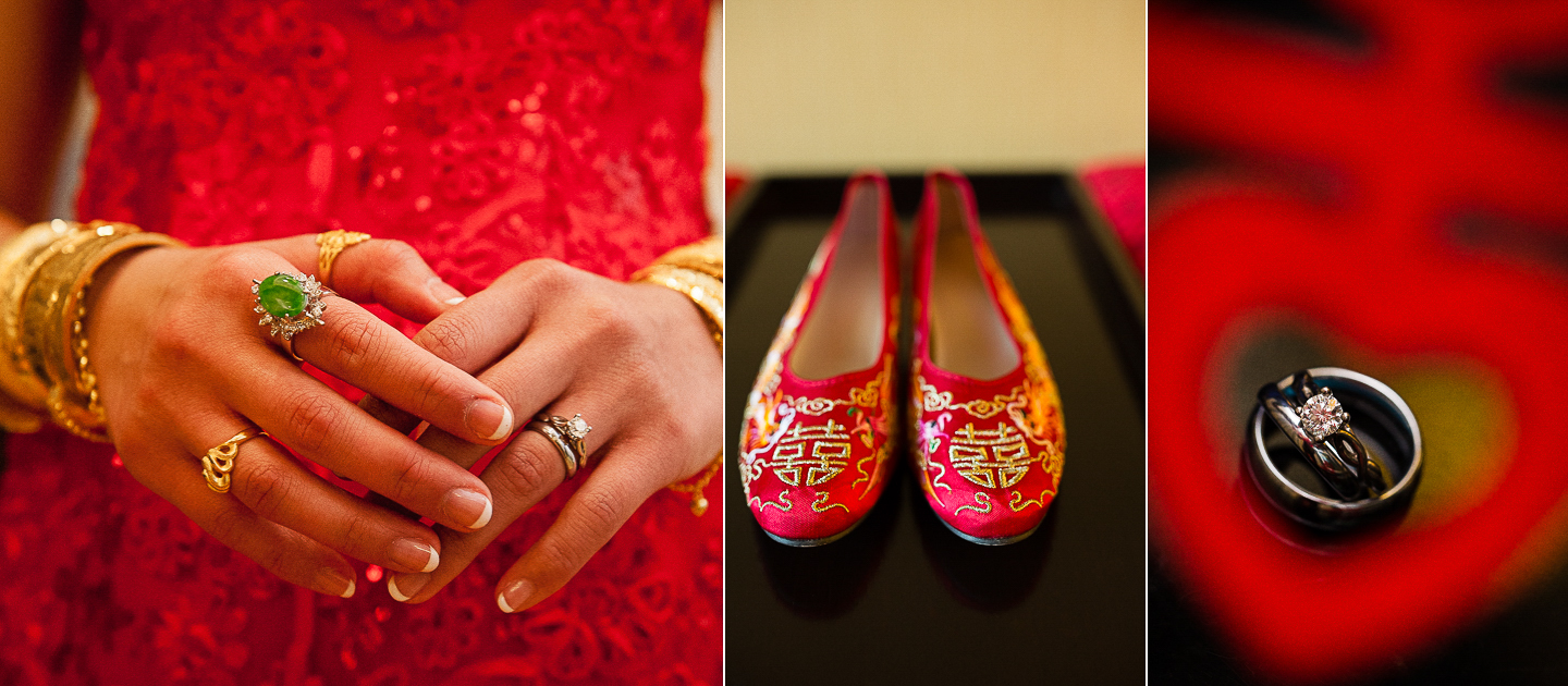 traditional chinese wedding details by asheville wedding photographer