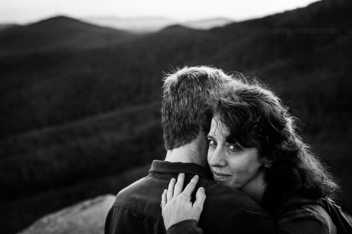 rough ridge engagement session by asheville photographer