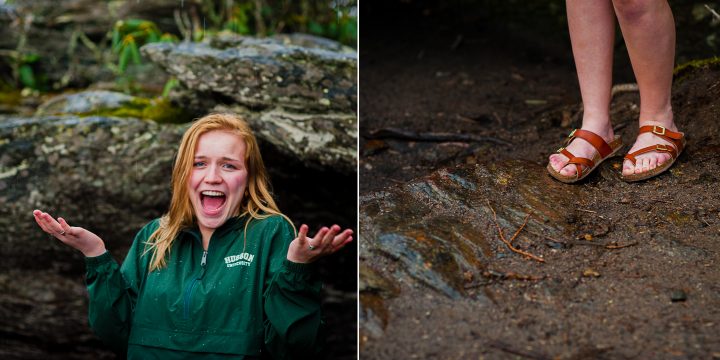 craggy garden adventure senior picture 