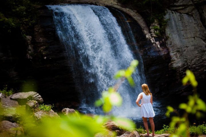 adventure portraits at looking glass falls 