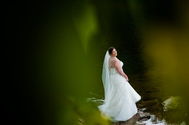 brown mountain beach resort wedding 