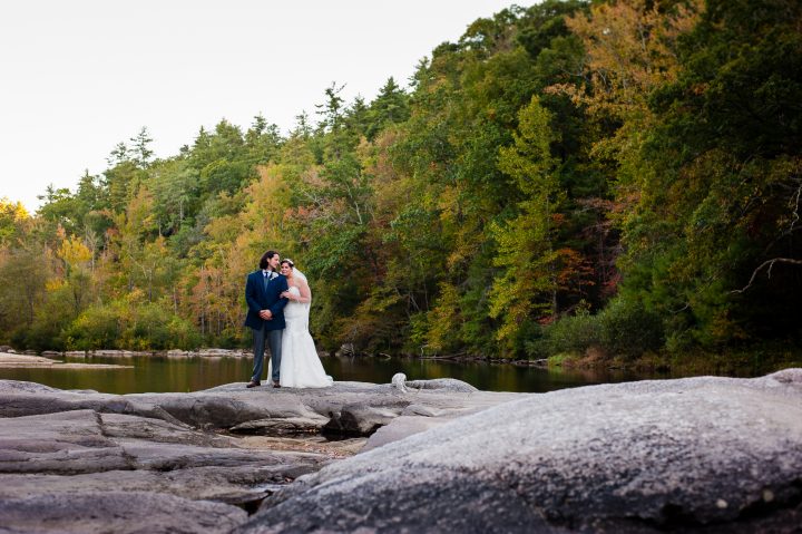 wedding portraits at brown mountain beach resort