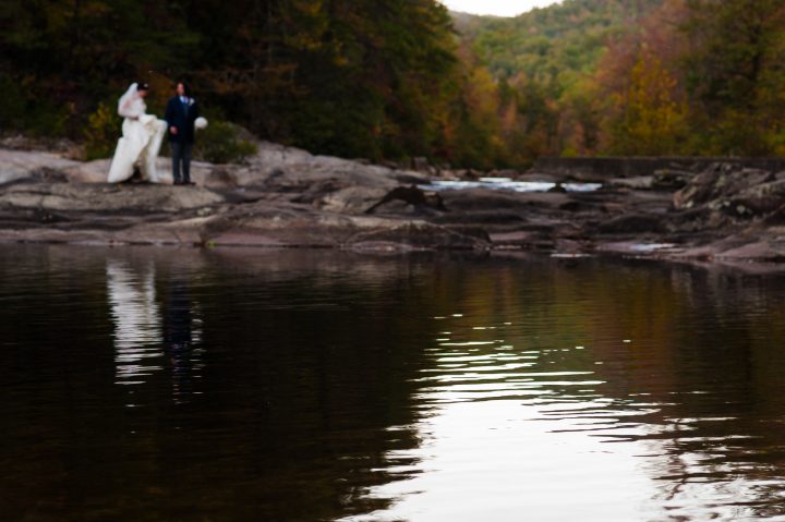 a fall wedding at brown mountain beach resort