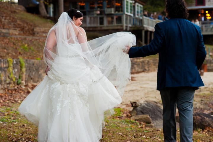 brown mountain beach resort wedding photos