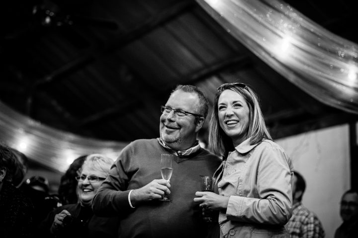 speeches at a Brown Mountain Beach Resort wedding 