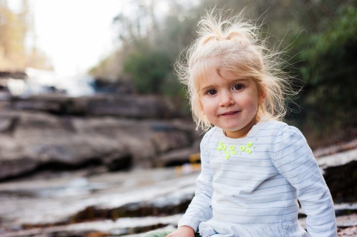 dupont waterfall child photographer