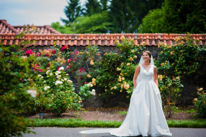 biltmore conservatory bridal session