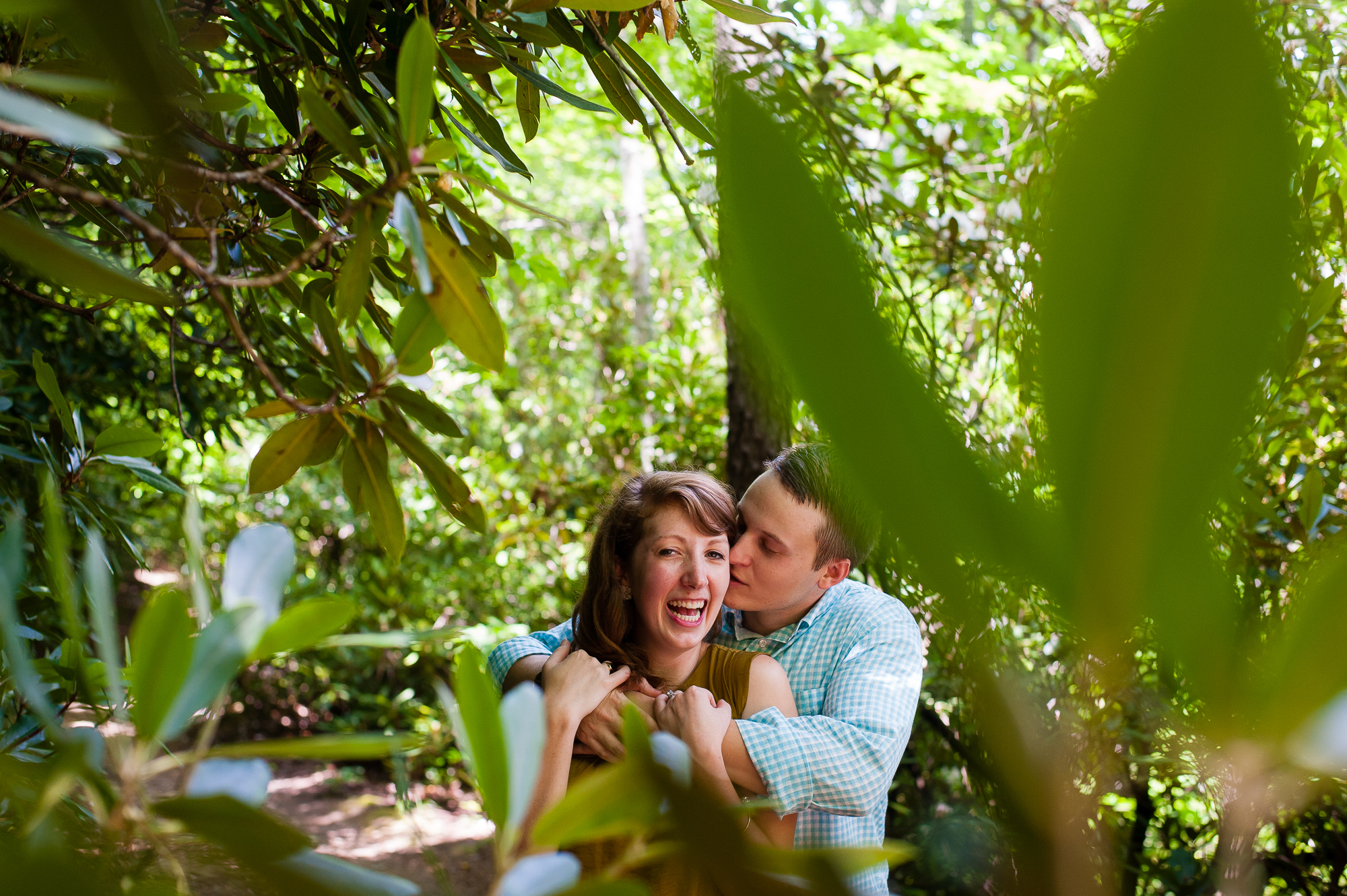 black mountain engagement session