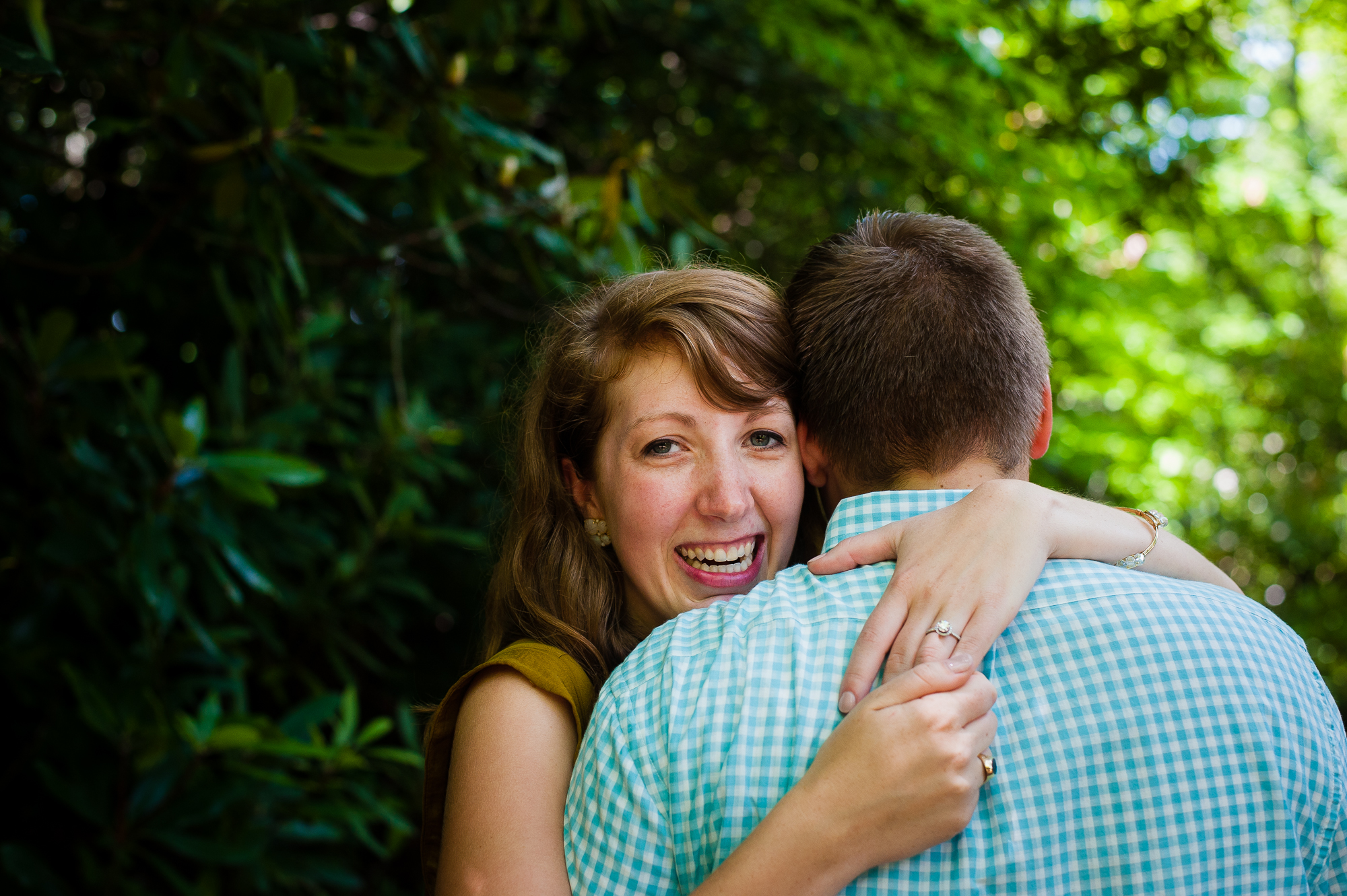 black mountain engagement session