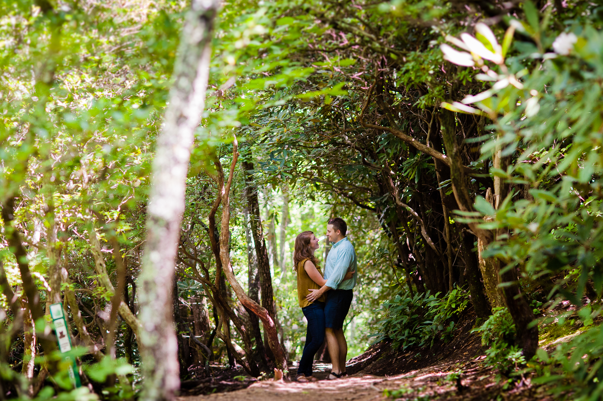 black mountain engagement session