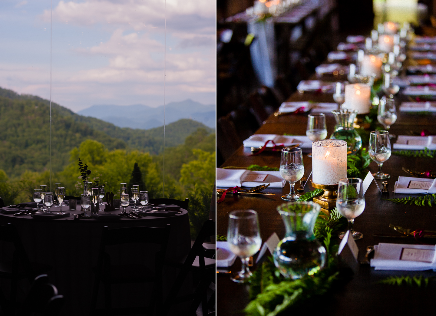 gorgeous views of the mountains at vineyards at bettys creek