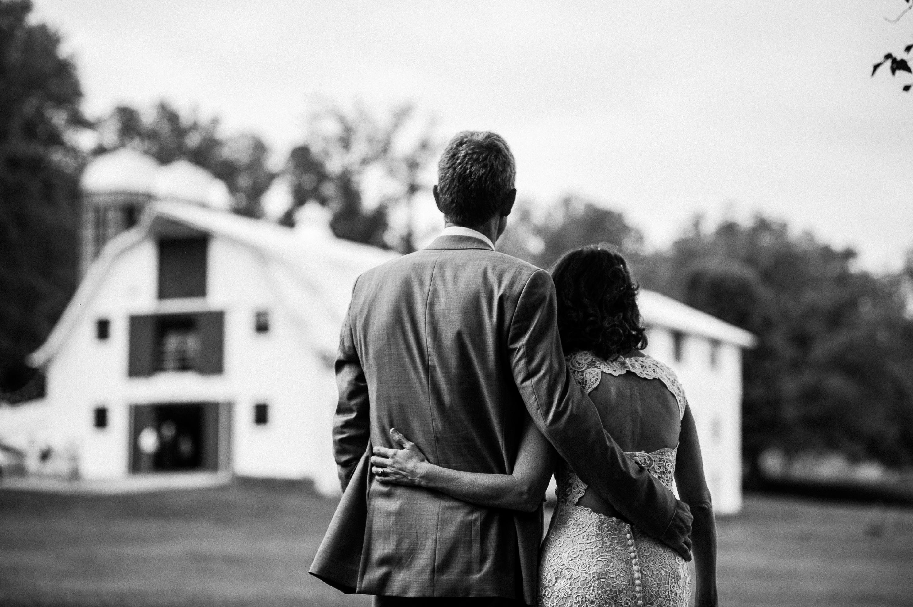 Bride and Groom at their REEB Ranch Wedding 