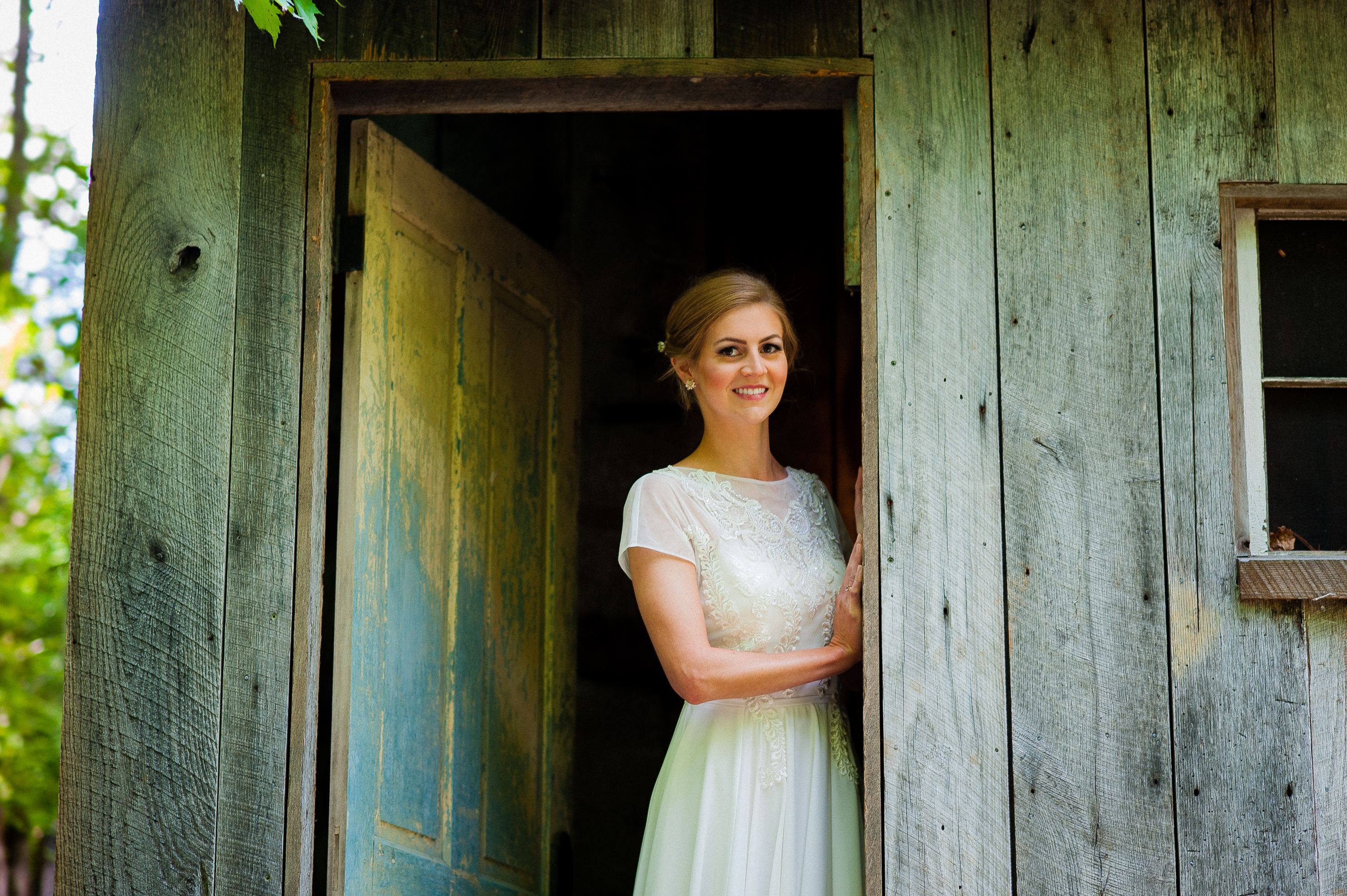 bridal portrait at vineyards at bettys creek