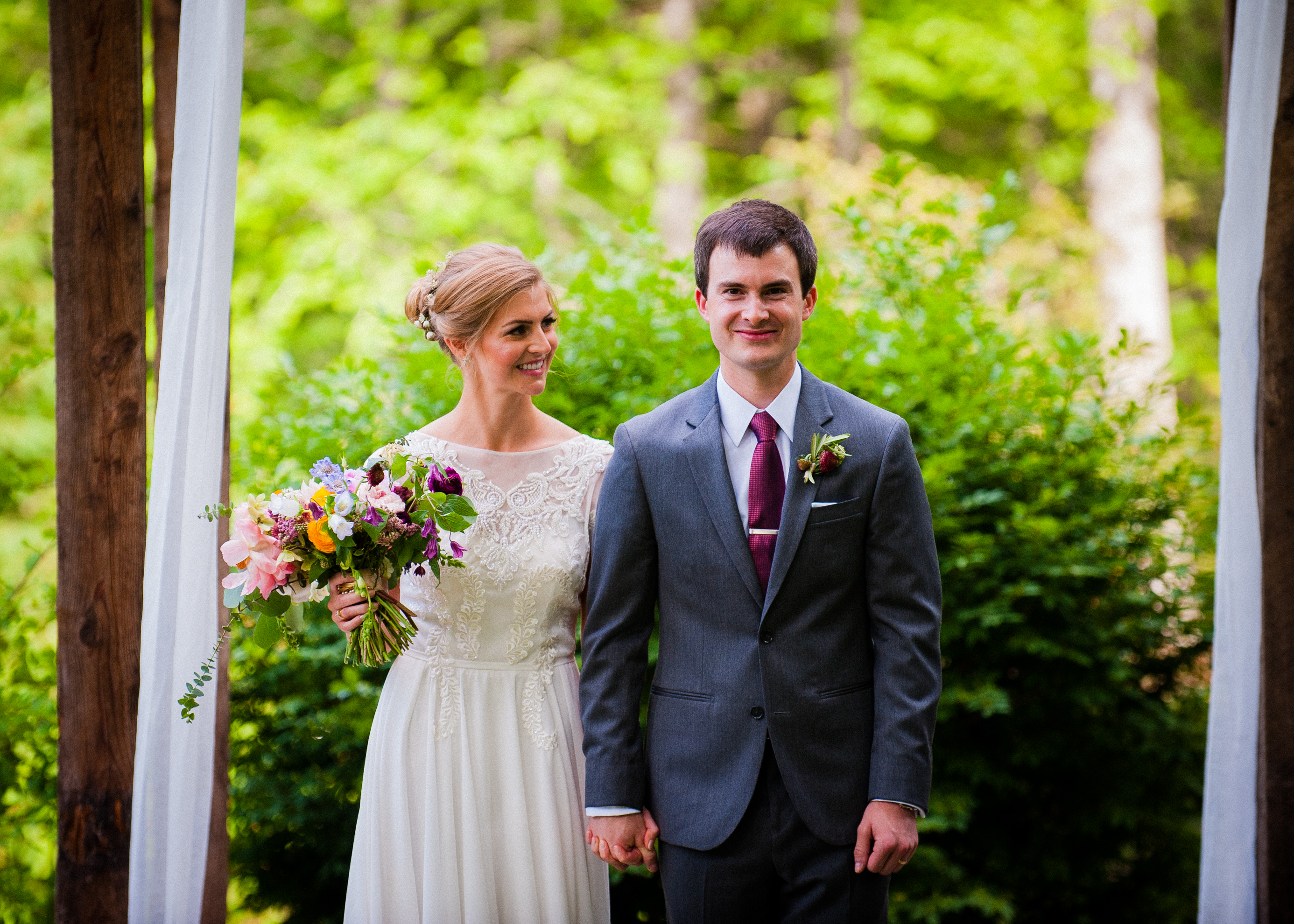 vineyards at bettys creek wedding ceremony 